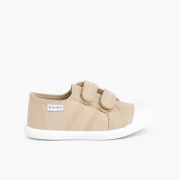 KIDS RIPTAPE CANVAS TRAINERS