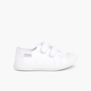 KIDS RIPTAPE CANVAS TRAINERS
