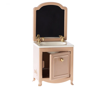 SINK DRESSER W. MIRROR, MOUSE - DARK POWDER