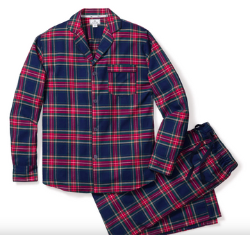 Brushed Cotton Pajama Set in Windsor Tartan