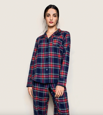 Brushed Cotton Pajama Set in Windsor