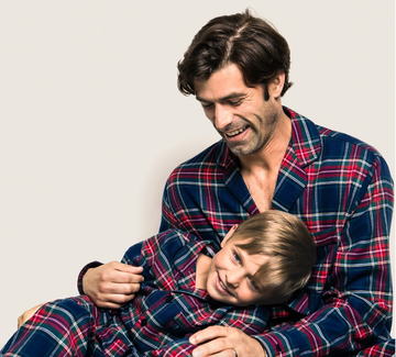 Brushed Cotton Pajama Set in Windsor Tartan