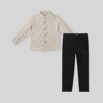 WOVEN INFANT BOY SET BAMBALINA