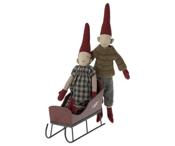SLEIGH, MINI - RED