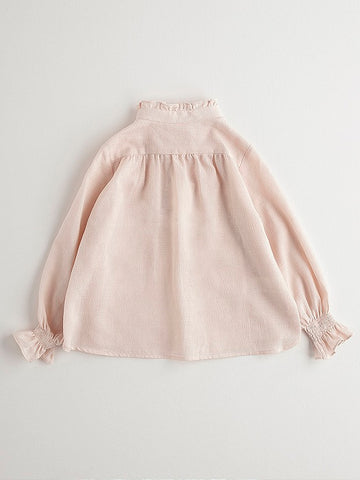 GIRL COTTON BLOUSE PINK